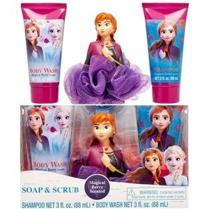 Disney Frozen Anna Girls soap & scrub body Wash set NIP